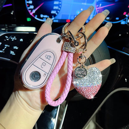 Heart Keychain (Gold Edges)