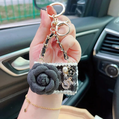 Camera Keychain (Gold Edges)