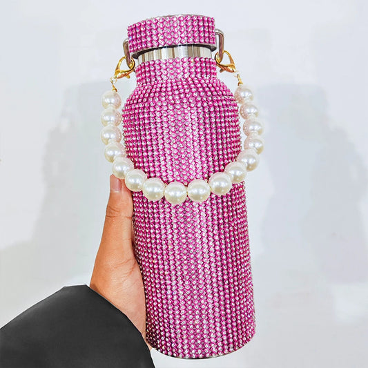 Rhinestone Water Bottle 750ml Fobique