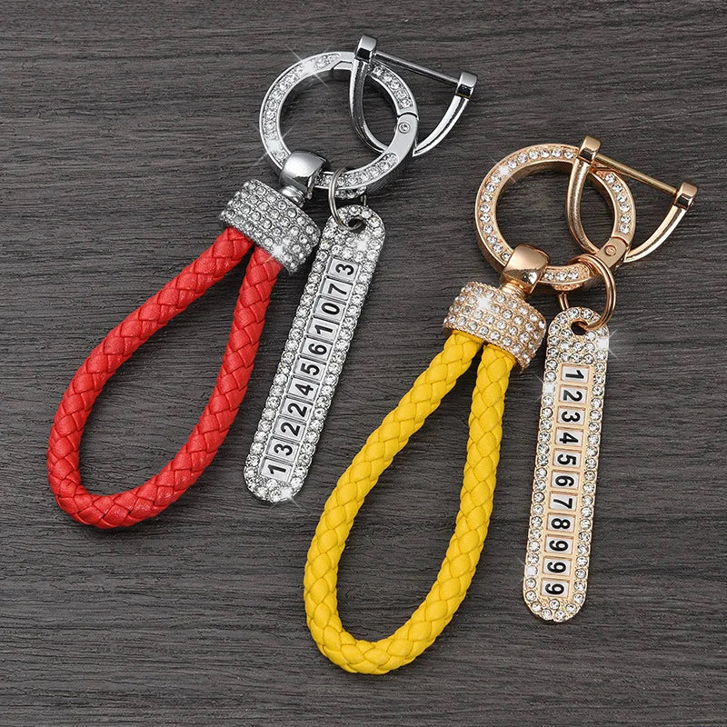License Plate Keychain (Silver Edges)