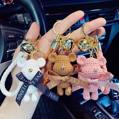 Bear Keychain (Gold Edges)