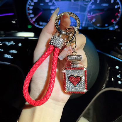 Perfume Keychain (Gold Edges)