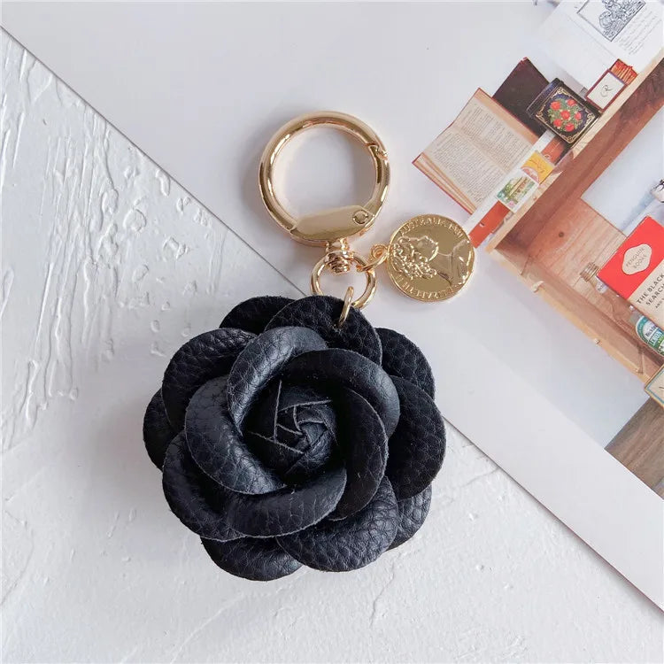 Flower Keychain (Gold Edges)