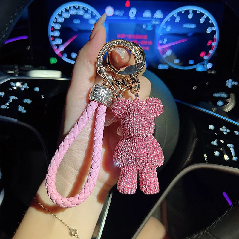 Bear Keychain (Gold Edges)