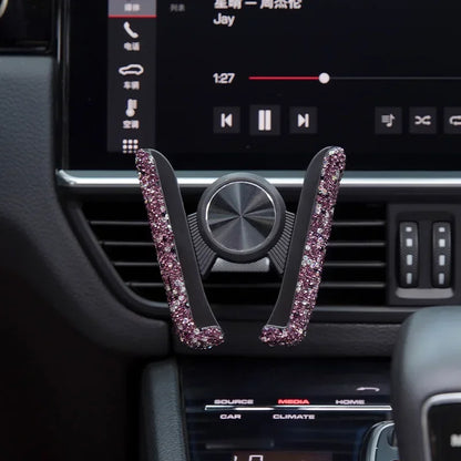 Rhinestone Phone Holder