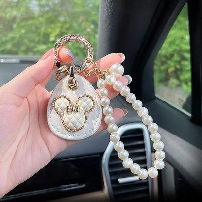 Beaded Keychain (Gold Edges)
