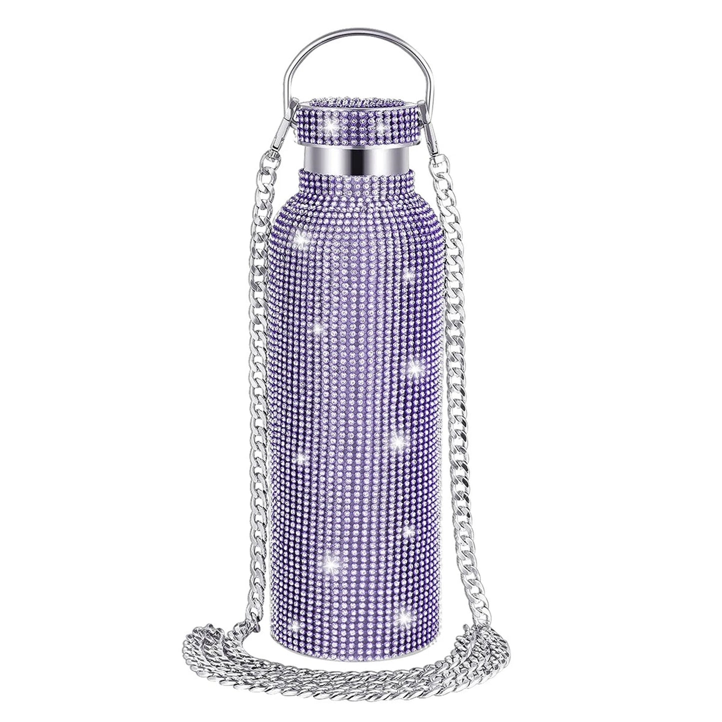 Rhinestone Water Bottle 750ml Fobique