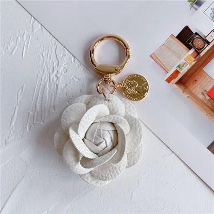 Flower Keychain (Gold Edges)