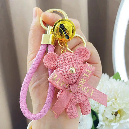 Bear Keychain (Gold Edges)