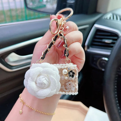 Camera Keychain (Gold Edges)