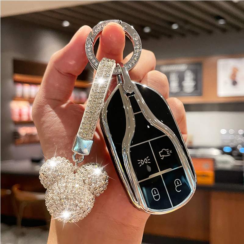 Supreme Collection | Key Fob Cover Suitable for Maserati Ghibli, Quattroporte, Levante & More