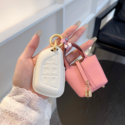 Étoile Collection - Lamb Leather | Car Key Cover Compatible with Chevrolet Trailblazer, S10, Colorado & More