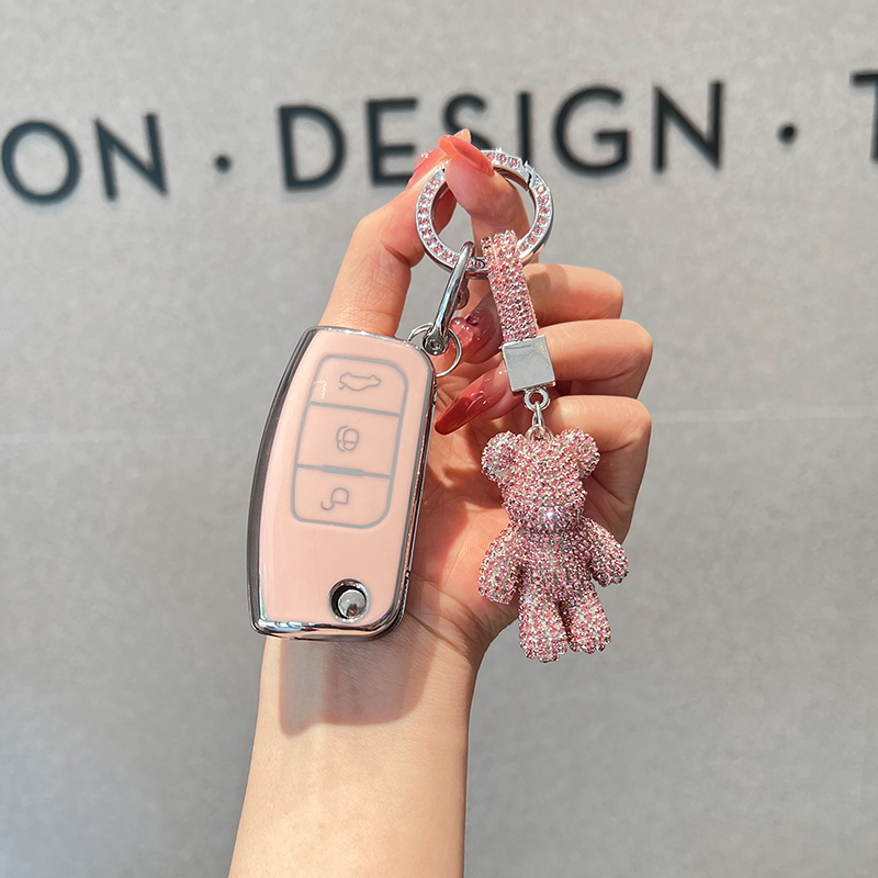 Supreme Collection | Car Key Cover Compatible with Ford Focus, Fiesta, Mondeo & more – 3-Button Smart Key Case