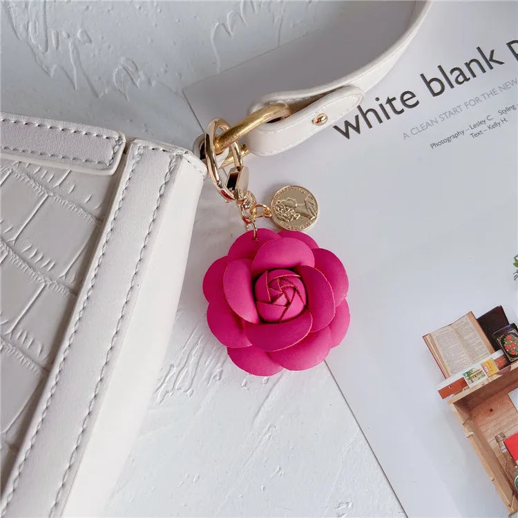 Flower Keychain (Gold Edges)
