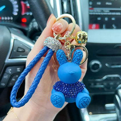 Bunny Keychain (Gold Edges)