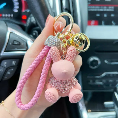 Bunny Keychain (Gold Edges)