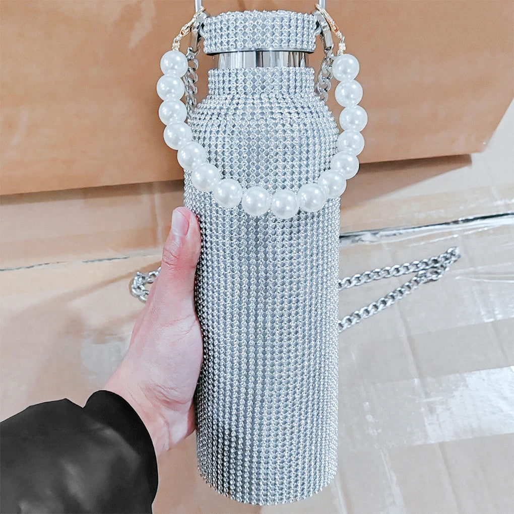 Rhinestone Water Bottle 750ml Fobique