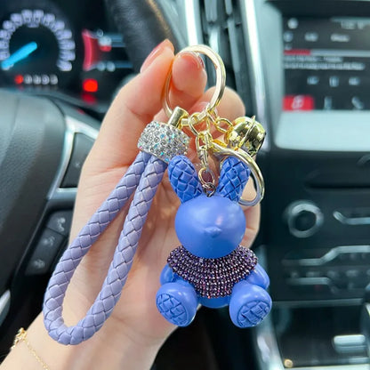 Bunny Keychain (Gold Edges)