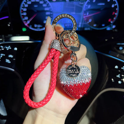 Heart Keychain (Gold Edges)