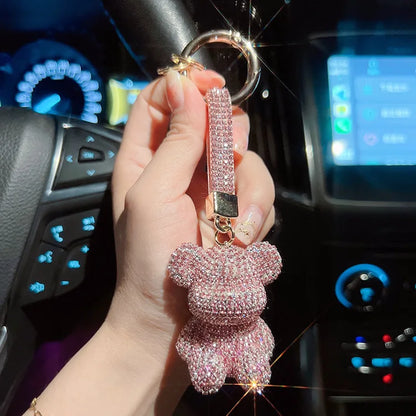 Rhinestone Bear (Gold Edges)