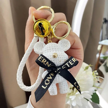 Bear Keychain (Gold Edges)
