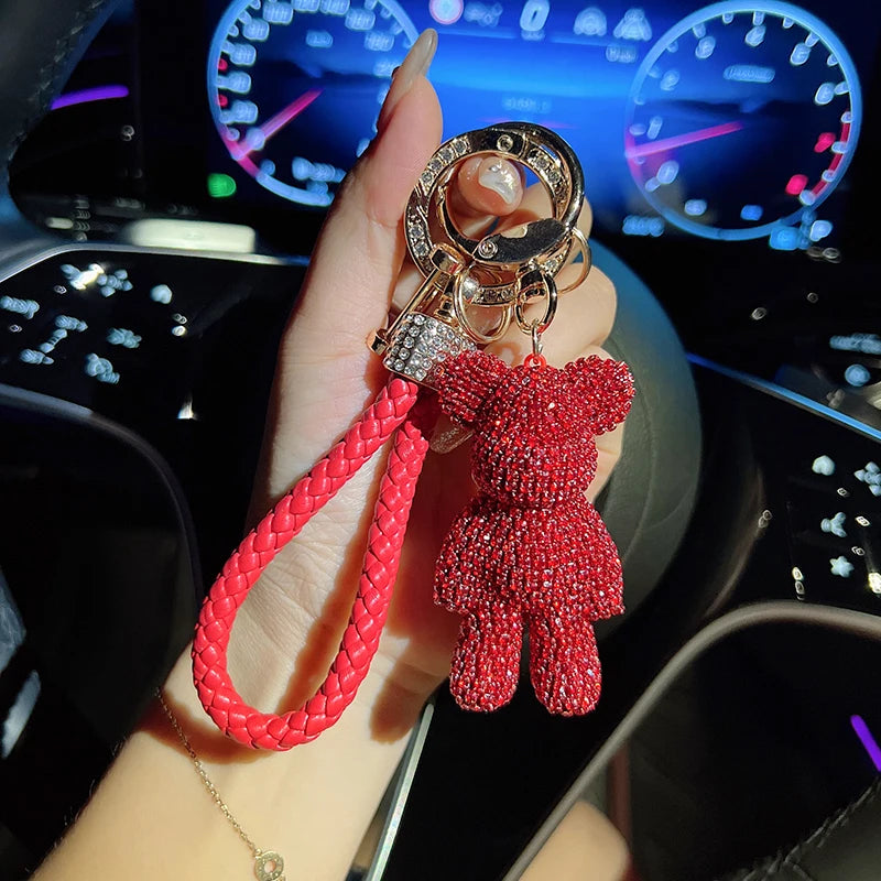 Bear Keychain (Gold Edges)