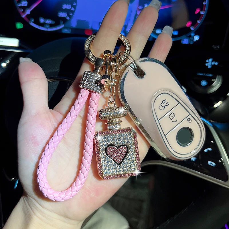 Perfume Keychain (Gold Edges)