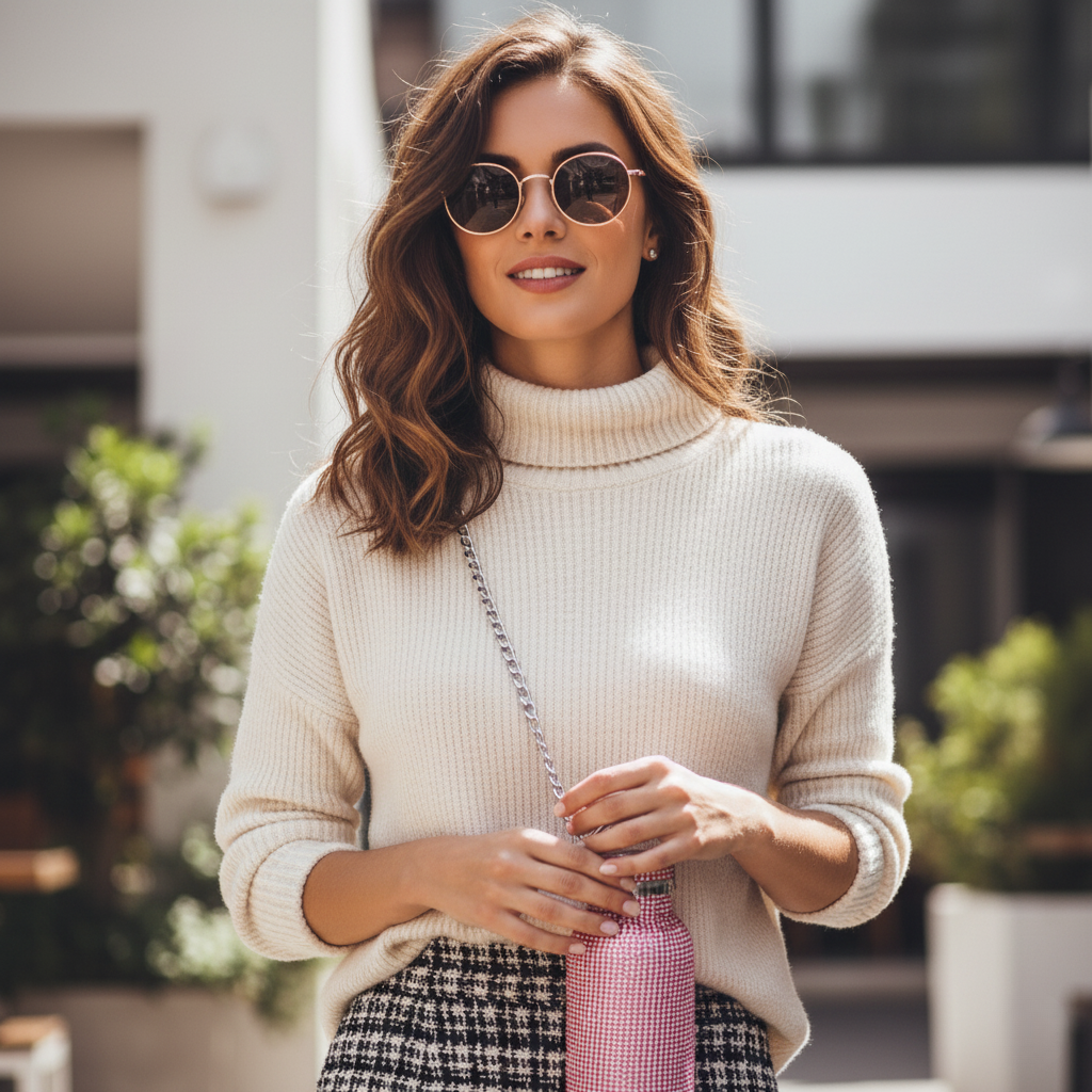 Rhinestone Water Bottle 750ml Fobique