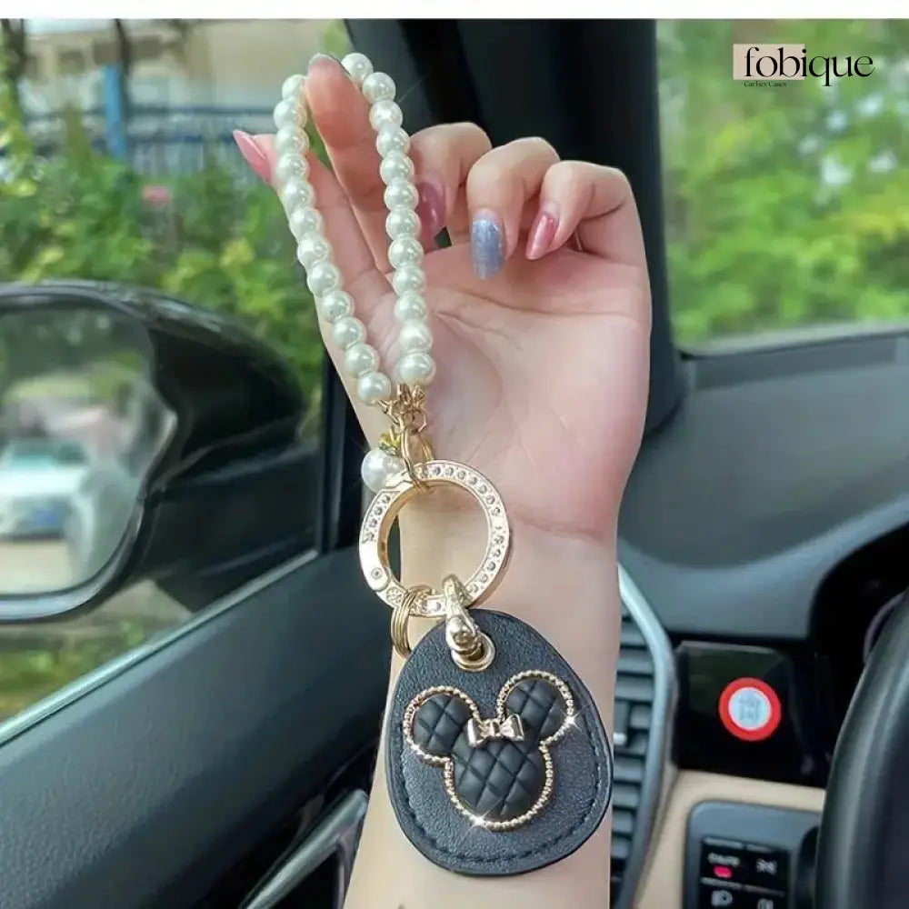 Beaded Keychain (Gold Edges) Fobique