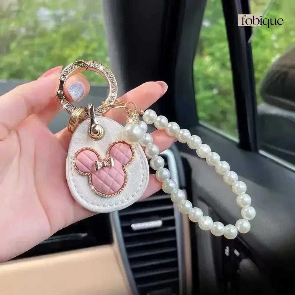 Beaded Keychain (Gold Edges) Fobique