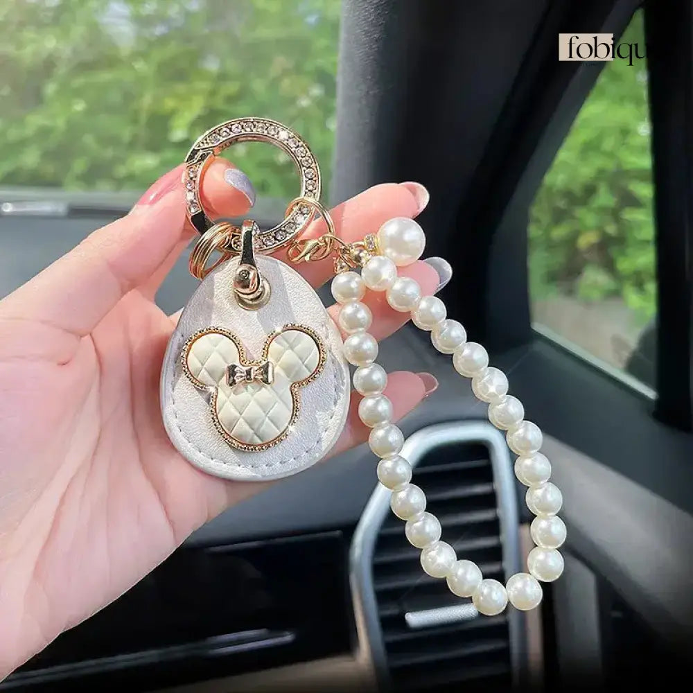 Beaded Keychain (Gold Edges) Fobique