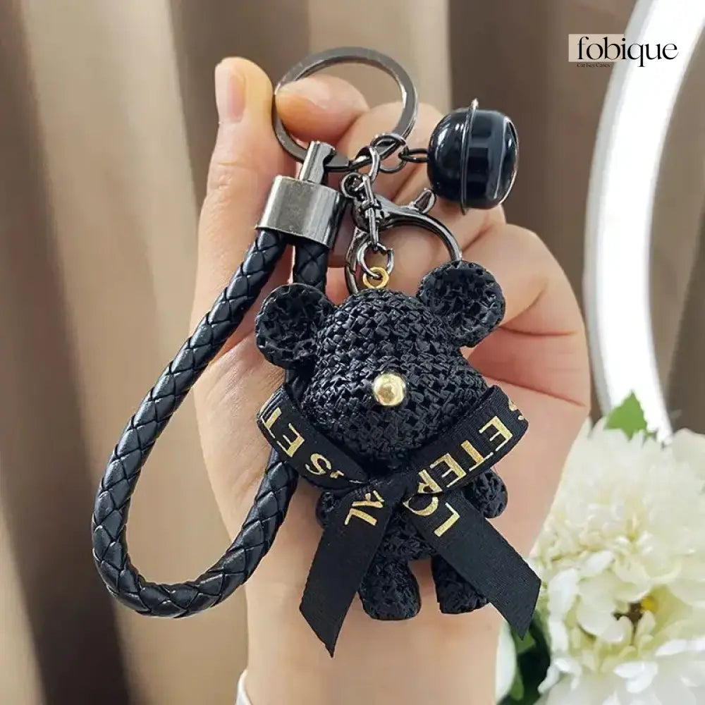 Bear Keychain (Gold Edges) Fobique