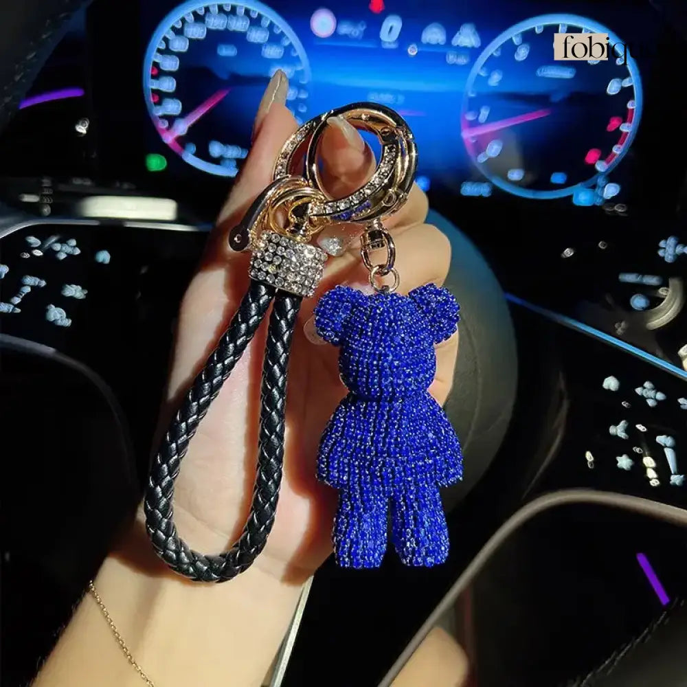 Bear Keychain (Gold Edges) Fobique