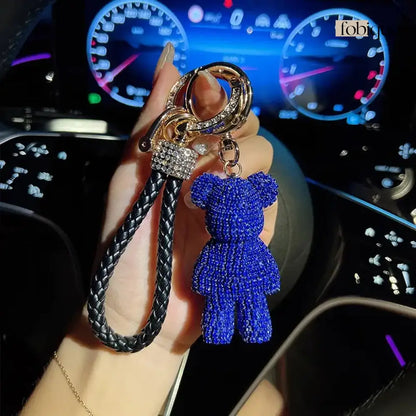 Bear Keychain (Gold Edges) Fobique