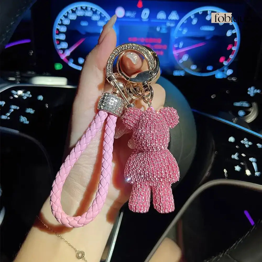 Bear Keychain (Gold Edges) Fobique