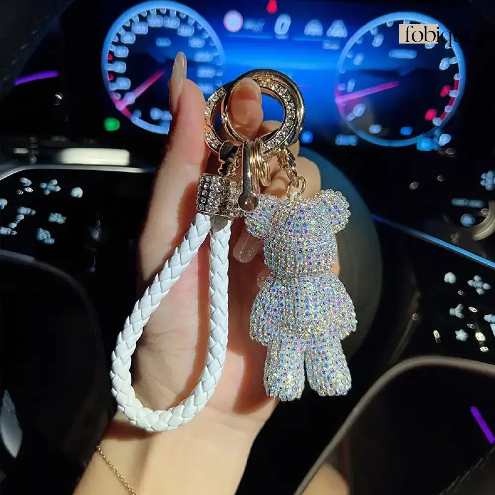 Bear Keychain (Gold Edges) Fobique