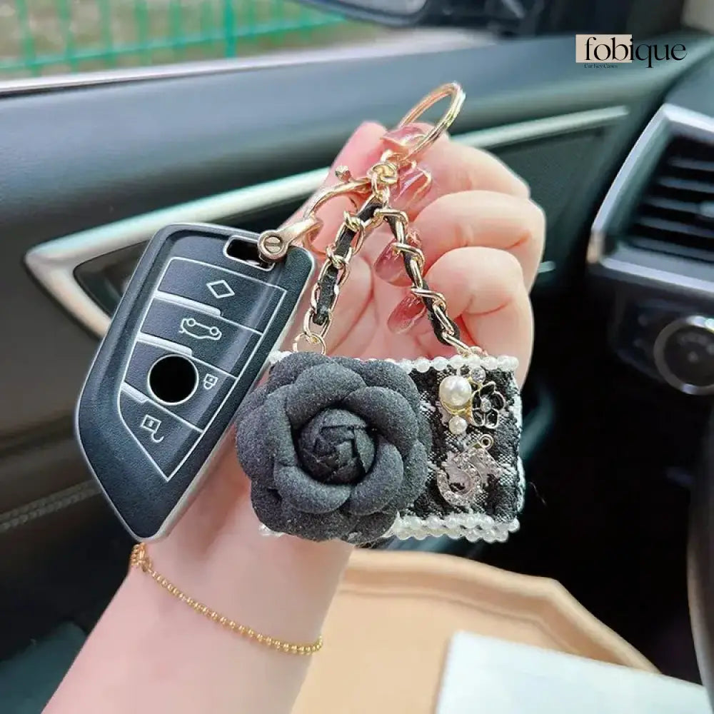 Camera Keychain (Gold Edges) Fobique