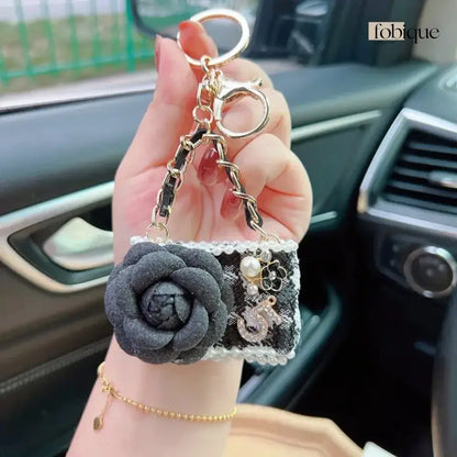 Camera Keychain (Gold Edges) Fobique