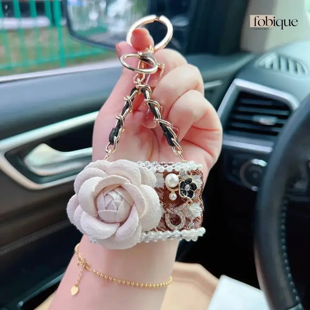 Camera Keychain (Gold Edges) Fobique