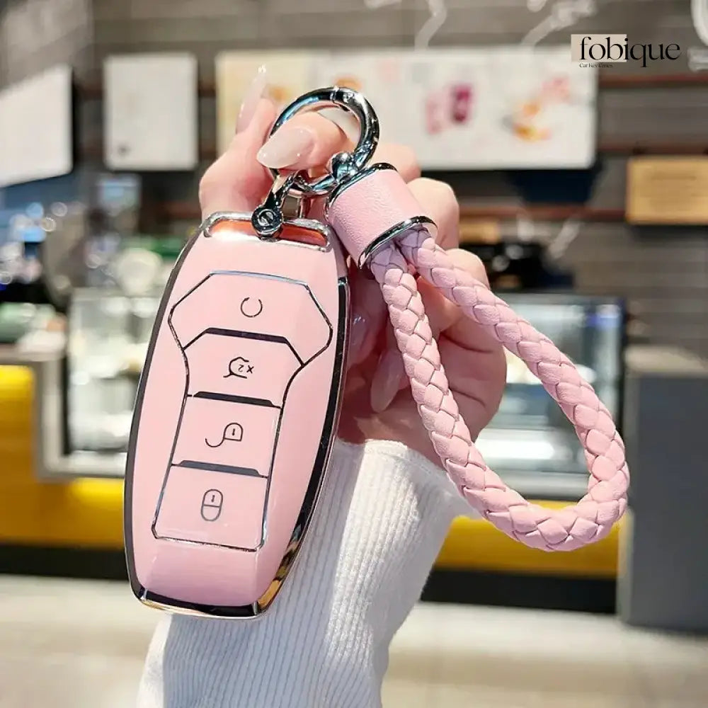 Classic Collection | Car Key Cover Compatible with BYD Atto 3, Dolphin, Seal, Han & More Fobique