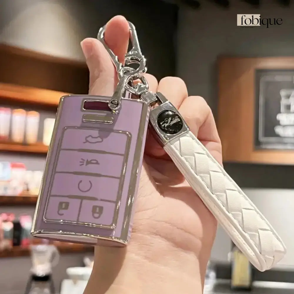 Classic Collection | Car Key Cover Compatible with Cadillac CTS, DTS, Escalade & More Fobique