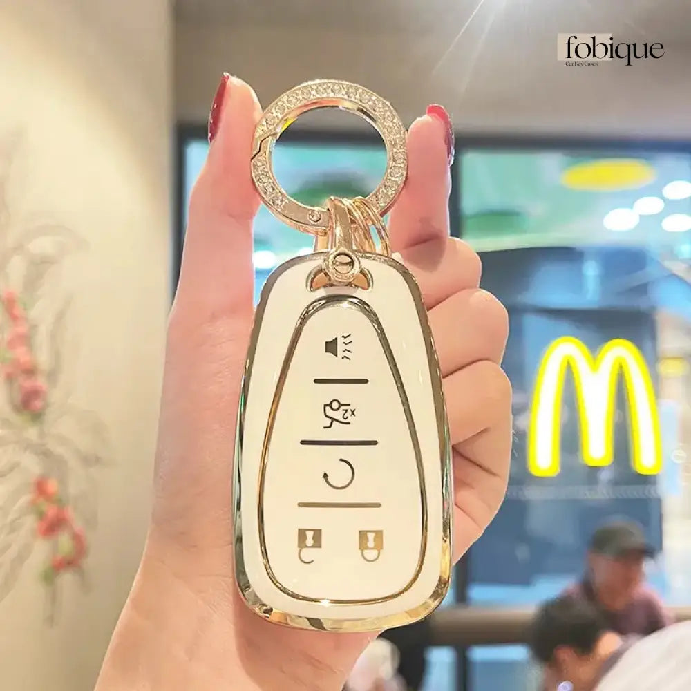 Classic Collection | Car Key Cover Compatible with Chevrolet Malibu, Camaro, Blazer & More Fobique
