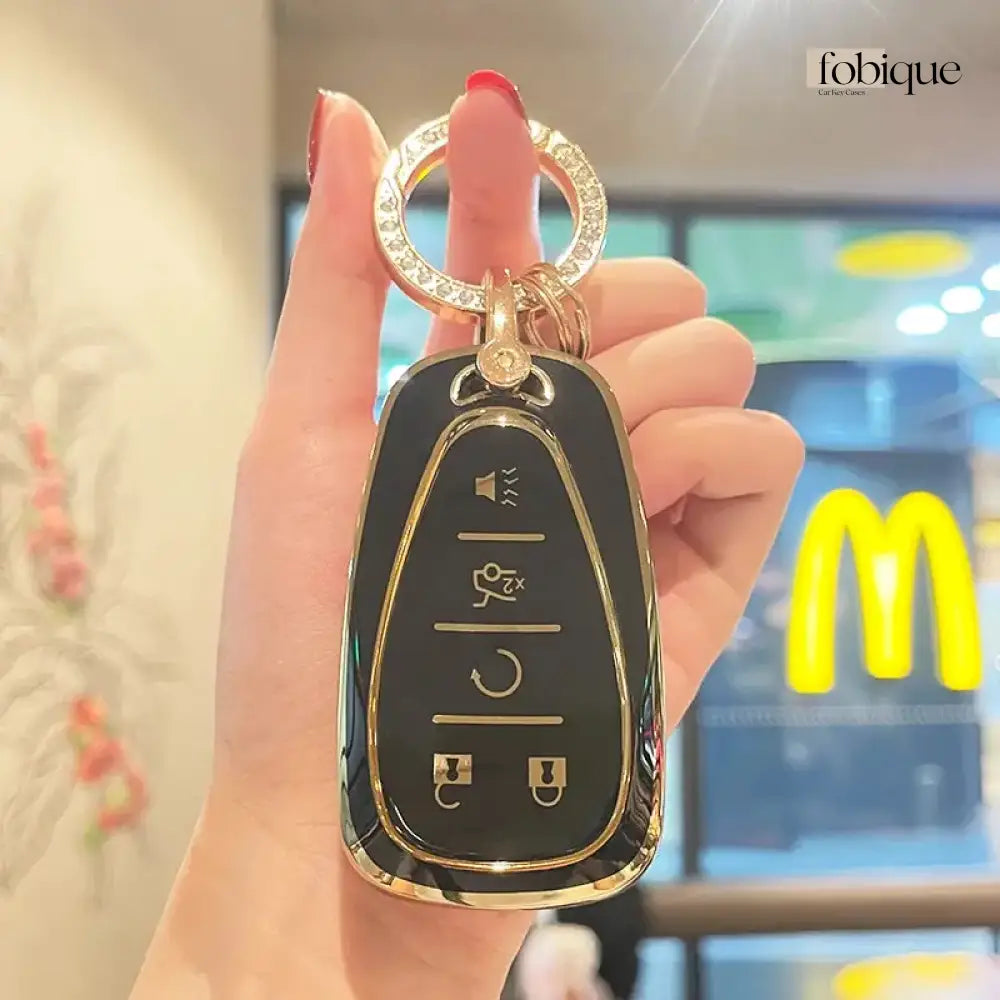 Classic Collection | Car Key Cover Compatible with Chevrolet Malibu, Camaro, Blazer & More Fobique