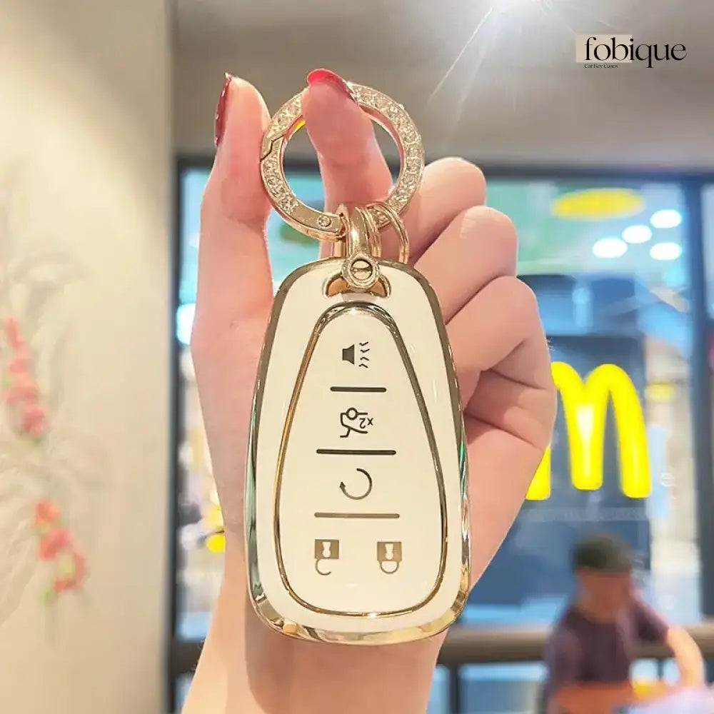 Classic Collection | Car Key Cover Compatible with Chevrolet Malibu, Camaro, Blazer & More Fobique