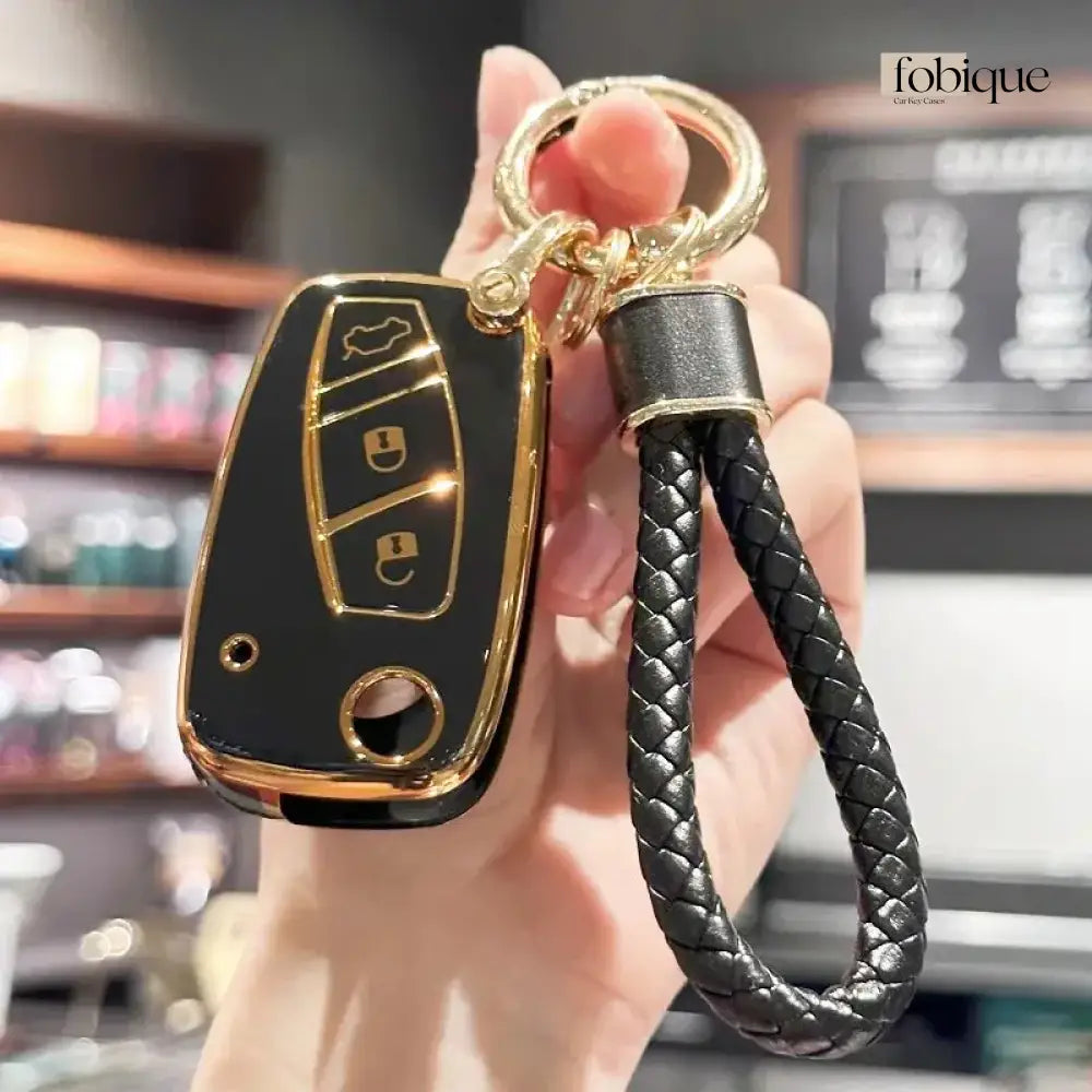 Classic Collection | Car Key Cover Compatible with Citroën C4, C5, Berlingo & Dispatch – 3-Button Remote Case Fobique