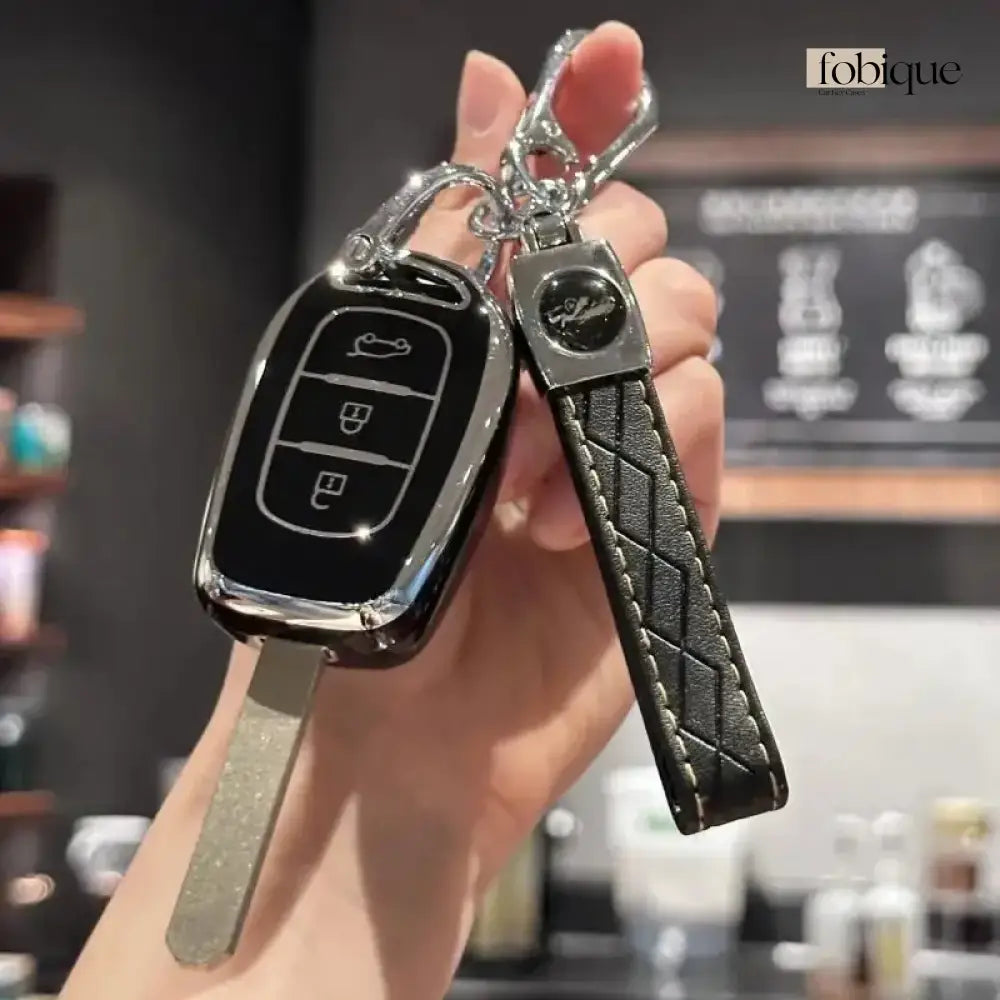 Classic Collection | Car Key Cover Compatible with Dacia Duster, Logan, Sandero & Renault – 3-Button Remote Case Fobique