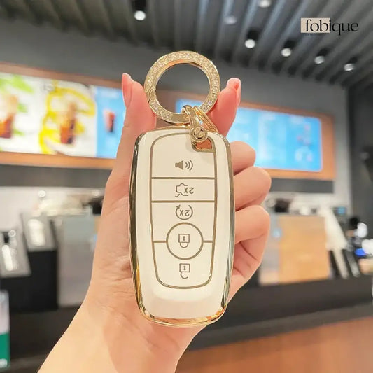 Classic Collection | Car Key Cover Compatible with Ford Explorer, Edge, Mustang & more Fobique