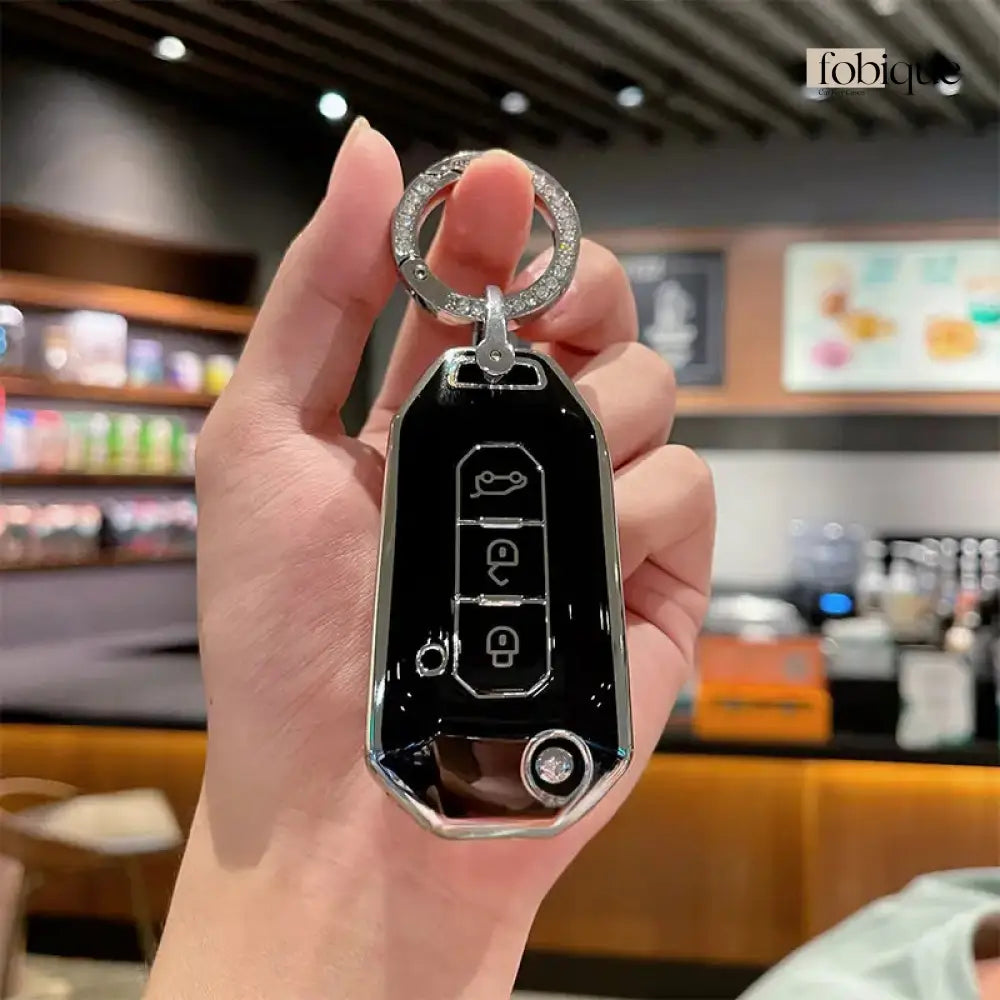 Classic Collection | Car Key Cover Compatible with Ford Focus, Fiesta, C-Max & more Fobique