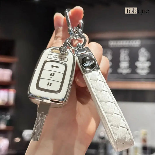 Classic Collection | Car Key Cover Compatible with Honda Civic, Accord, CR-V, Pilot, Fit & more Fobique