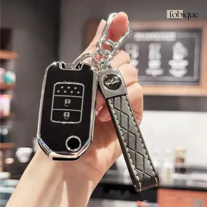 Classic Collection | Car Key Cover Compatible with Honda Civic, Accord, CR-V, Pilot & more Fobique